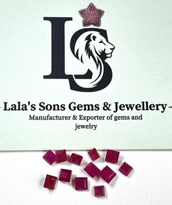 Rubíes Naturales de Mozambique de Alta Calidad, Calibrados y Tratados, Tamaño 3.5-4.5mm, Corte Cuadrado, Color Rojo Rosado, Piedras Preciosas Sueltas para Joyería - Product Image 4