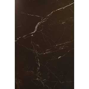 Tavolo in pietra sinterizzata nera simile al marmo con Base per hotel - Product Image 3