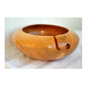 Attractive Wooden <b>Yarn</b> Bowl Wood for Crochet Large Size Knitting Bowl 7"x4" Inch Handmade Use and Sale Product Japanese Style - Product Image 1