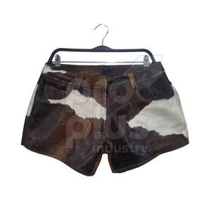 Shorts de Cuero Vacuno, Cintura Media, Color Sólido, Ecológicos, Transpirables, de Secado Rápido, Casuales de Verano, Cómodos y Modernos para Hombre y Mujer - Product Image 1