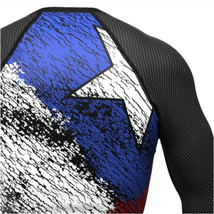 Rashguard de MMA de Alta Calidad, Ropa Deportiva, Rashguard de MMA de Spandex y Poliéster, Servicio OEM Personalizado - Product Image 6