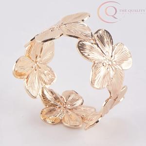 Anneaux de serviette en métal de qualité supérieure pour la décoration de table de mariage, accessoires de salle à manger de luxe écologiques - Product Image 4