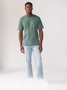 Camiseta de ropa informal relajada para hombre, proveedor de ropa de calle personalizada, ropa de moda para uso diario y compradores mayoristas a granel - Product Image 2