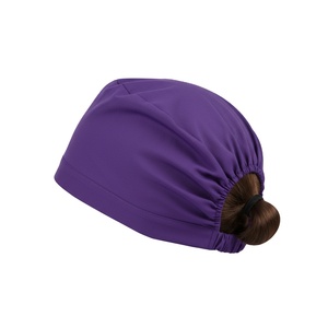 Venta al por mayor ajuste de tamaño libre de algodón médico Hospital Dental Doctor enfermera gorra de fregado logotipo personalizado quirúrgico Unisex gorra de fregado sólido - Product Image 1