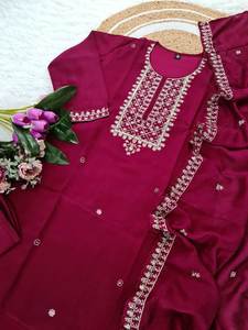 ชุดคุร์ตีวิชิตรารุ่นใหม่ล่าสุด พร้อมผ้าคลุมไหล่ ดีไซน์ทันสมัย พิมพ์ลายนูน/ดิจิทัล แห้งเร็ว เหมาะสำหรับงานปาร์ตี้ - Product Image 5