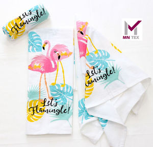 Serviettes de cuisine tissées brodées ou teintes en fil imprimées Serviettes en verre pour la cuisine à domicile et la salle à manger - Product Image 3