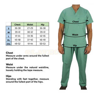 Uniforme médico cómodo y duradero, uniformes de hospital fabricados en Pakistán - Product Image 4