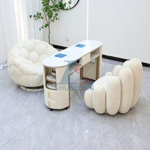 SHULONG, muebles de salón de uñas, sillas de manicura de Metal, <span class=keywords><strong>mesas</strong></span> de manicura, venta al por mayor, mesa de uñas <span class=keywords><strong>para</strong></span> salón de belleza - Product Image 6