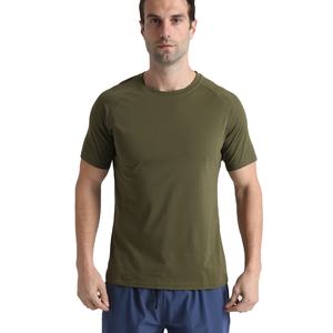 Vente en gros de t-shirts d'été en coton pour hommes t-shirts d'entraînement à manches courtes décontractés de haute qualité design personnalisé jersey teint uni - Product Image 4