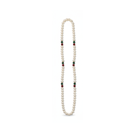 Collier en chaîne de perles géométriques classiques à la mode pour homme et femme, pour mariage et tenue décontractée - Vente en gros