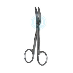 Tijeras de Enucleación con Punta Curva, Cirugía Oftálmica, Acero Inoxidable de Precisión, Manuales, Reutilizables - Product Image 4