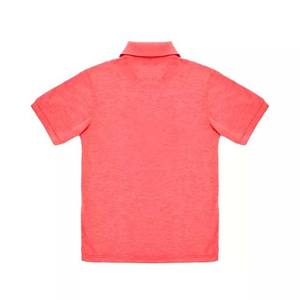 Vêtements pour hommes en coton, grande taille, logo personnalisé, broderie imprimée, manches courtes, polos, chemises teintes unies pour hommes - Product Image 2