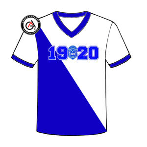 Zeta Phi Beta Soror Ropa de mujer de alta calidad Camisas de mujer al por mayor Manga corta Moda Unisex Cuello en V Camisetas de mujer - Product Image 5