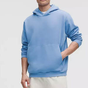 Pull uni de grande taille pour hommes 100 coton Pull Vente en gros Hommes Sweat-shirt surdimensionné personnalisé Pull avec poche Sweat à capuche personnalisé - Product Image 2