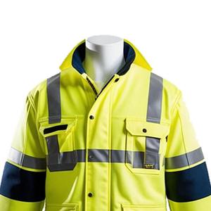 Customizable Outdoor Construction <b>Worker</b> Safety <b>Jacket</b> with Multiple Pockets Wholesale Workwear with Customized Logo 2026 - Product Image 6