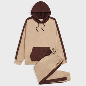 Survêtement hommes nouvelle marque automne hiver épais sweat à capuche pantalon homme tenue vêtements de sport ensemble survêtements - Product Image 5