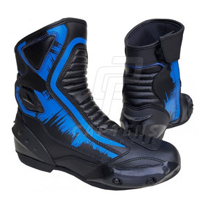 Hot Selling Light Weight Motorbike Shoes Latest Design Genuine Leather Motorbike Racing Shoes - Product Image 3