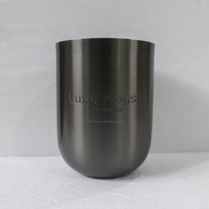 Récipient à bougie personnalisé en laiton massif 16 Oz bocaux à bougie vides Récipient de luxe pour la décoration intérieure - Product Image 6