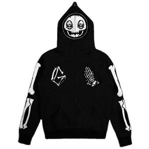 Tissu confortable léger nouveauté sweat à capuche à fermeture éclair intégral approvisionnement direct d'usine nouvelle conception sweats à capuche à fermeture éclair faciale complète - Product Image 5