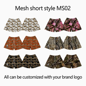 5-Inch Inseam Men's Custom Mesh Shorts All over Print Sublimation Double <b>Layer</b> Quick Dry Breathable <b>Mid</b>-Waist Casual Style - Product Image 5