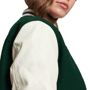 Chaqueta Universitaria para Mujer, Estilo Clásico, Ropa Urbana, 100% Algodón, Secado Rápido, Ecológica, para Otoño e Invierno - Product Image 3