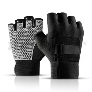 Gants de sport unisexes en cuir de haute qualité à demi-doigts pour la remise en forme, la musculation, l'haltérophilie, l'entraînement en salle de sport, confortables - Product Image 3