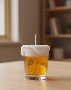 Vela Aromática Clásica en Vaso de Cerveza, Cera de Gel de Larga Duración y Combustión Limpia para Decoración de Fiestas, Fabricación OEM ODM, Venta al por Mayor - Product Image 6