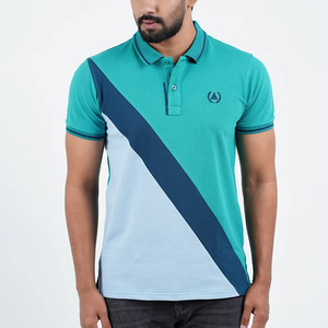 Polo de Verano Casual de Manga Corta para Hombre, Transpirable, Opción Multicolor, Piqué, 50% Algodón / 50% Poliéster, 220 GSM - Product Image 1