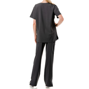Tenues d'été pour salons de beauté, ensembles de gommages pour hommes et femmes, logo personnalisé, uniformes écologiques pour infirmières et médecins, en Spandex/Polyester - Product Image 4