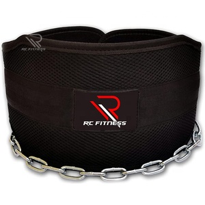 Ceinture de musculation antidérapante en néoprène, EVA et caoutchouc ABS robuste, personnalisable, avec chaîne et ajustement facile pour la musculation et le fitness - Product Image 1