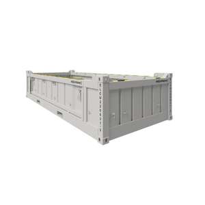 Contenedor de media altura galvanizado 10 apilable, acero a prueba de óxido, ideal para almacenamiento de mercancías densas y palés - Product Image 2