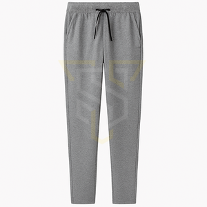 Survêtements pour hommes de qualité supérieure tendance mode 100% coton motif solide respirant grande taille léger cordon hiver - Product Image 3