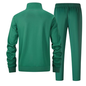 Quick Dry <b>Mens</b> 2 Piece Tracksuit Set <b>Polyester</b> Spandex <b>Jogger</b> Sweatsuit Athletic Gym Sweat Suit Activewear - Product Image 6