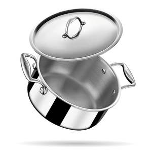 Sauce <b>Pan</b> <b>Set</b> Tea Milk <b>Pan</b> <b>Copper</b> Sauce <b>Pan</b> Combo <b>Set</b> Gas and Induction Compatible Litre Capacity - Product Image 2