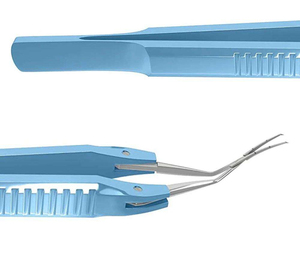 QNQ Forceps de Capsulorhexis en Acier Inoxydable Courbé de Qualité Supérieure 11mm Ensemble d'Instruments pour ORL et Utilisation Hospitalière - Product Image 5