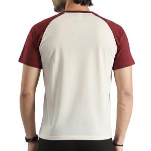 เสื้อยืดแขนสั้นผู้ชายทรงเข้ารูป รุ่นใหม่ล่าสุด แฟชั่นฤดูร้อน แบรนด์ OEM แขนเสื้อแบบ Reglan ผลิตจากผ้าฝ้าย 100% - Product Image 2