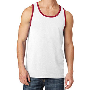 100% Cotton Muscle <b>Tank</b> <b>Top</b> Gym Undershirt Ribbed <b>Black</b> Custom Logo Men’s Training <b>Tank</b> <b>Top</b> Sportswearfor Bodybuilding - Product Image 3