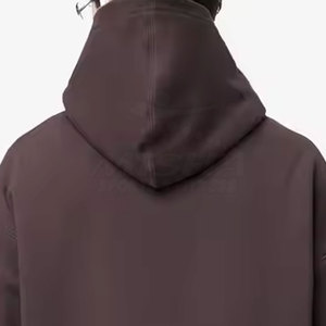 Sweats à capuche surdimensionnés sur mesure unis de haute qualité pour hommes Nouveau design 100% coton pour hommes Sweats à capuche surdimensionnés - Product Image 5