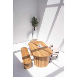 Mesa de comedor de madera de mango Katerina - Product Image 4