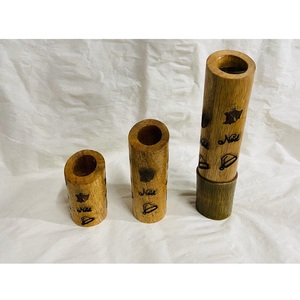 Bougeoir en bois de manguier naturel fait à la main de conception simple de pilier le meilleur prix de vente - Product Image 6