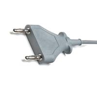 Kabel EPISURG Dua Pin 3 Meter yang Dapat Digunakan Kembali, Instrumen Bedah Elektrokauter, Kompatibilitas Pola Amerika, Domba Kucing