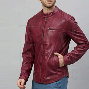 <b>Top</b> Selling 100% Canvas Genuine <b>Leather</b> Windproof Jackets for Men Plus Sized <b>High</b> Street Style Private Label Bamboo Lining for - Product Image 4