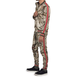 Chándal informal de moda OEM con logotipo personalizado para hombre, conjunto de dos piezas, chándal sublimado cortavientos para hombre para niños - Product Image 3