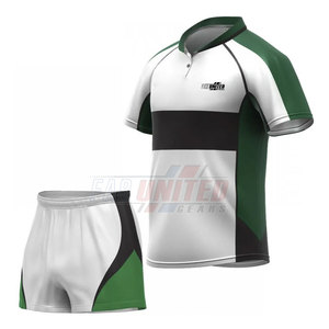 Ensemble de maillots de rugby personnalisés pour hommes adultes, tissu respirant à séchage rapide, coutures renforcées pour un jeu intense, uniforme de rugby d'équipe personnalisé - Product Image 1
