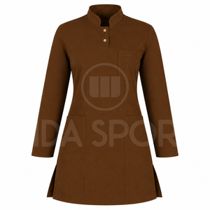 Ensemble de Blouse et Pantalon Médical Unisexe en Polyester Tissé Premium, Détection d'Aiguilles, Thermocollage Sans Couture, Léger, pour Soins Infirmiers et Hôpital - Product Image 2