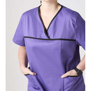 Haut de blouse médicale personnalisé, uniformes d'hôpital, blouses avec couleur personnalisée - Product Image 2