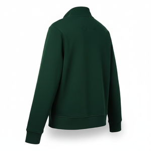 Sudadera Amarilla de Media Cremallera para Hombre, Cuello Alto, Informal, Suave, Cálida, de Forro Polar, Manga Larga, Invierno, Lisa, Teñida, Ecológica, a la Moda - Product Image 6