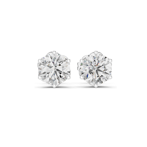 Boucles d'oreilles en diamant de laboratoire 2 CT pour femmes, clarté VVS-VS EF, or 18KT, 14KT, 10KT et argent 925, or rose, or jaune, or blanc - Product Image 3