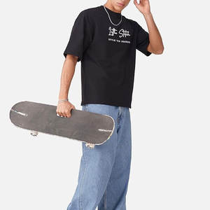 เสื้อยืดผ้าฝ้าย100% สำหรับผู้ชายเสื้อยืดพิมพ์ลายพัฟสไตล์ฮิปฮอปแฟชั่น - Product Image 6