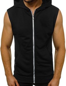 Sudaderas con Cremallera Frontal Completa para Hombre, con Bolsillo, Resistentes al Viento y Transpirables, Moda para Exteriores en Poliéster/Algodón - Product Image 5